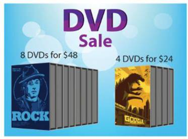 Chapter 4.5, Problem 42E, Compression Shopping An online movie DVD club offers members 8 DVD for $48 or 4 DVD for $24. a. Find 