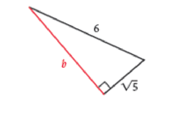 Chapter J.28, Problem 5E, Find the length of the third side of each right triangle. Where appropriate give both an exact 