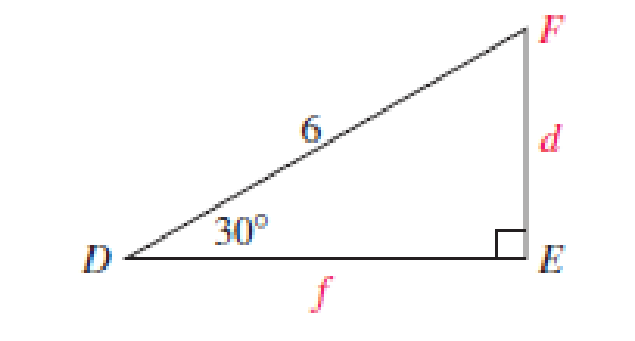 Chapter 6.2, Problem 1E, In Exercises 1–6, solve the right triangle.
1. 
 
