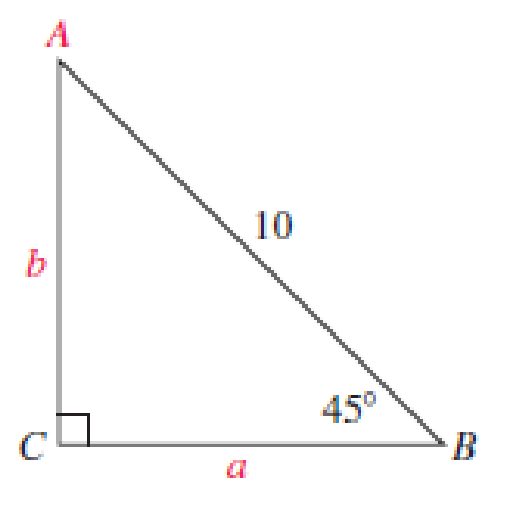 Chapter 6.2, Problem 2E, In Exercises 1–6, solve the right triangle.
2. 
 