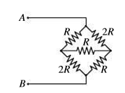 Chapter 25, Problem 49P, In Fig. 25.32, find the equivalent resistance measured between A and B. FIGURE 25.32 Problem 49 