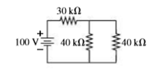 Chapter 25, Problem 51P, The voltage across the 30-k resistor in Fig. 25.33 is measured with (a) a 50-k voltmeter, (b) a 