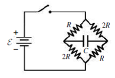 Chapter 25, Problem 82P, In the circuit of Fig. 25.42 the switch is initially open and the capacitor is uncharged. Find 