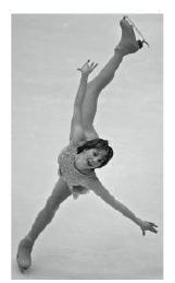 Chapter 5, Problem 80PP, A spiral is an ice-skating position in which the skater glides on one foot with the other foot held 