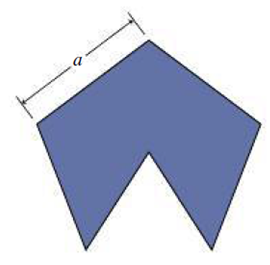 Chapter 9, Problem 37P, Find the center of mass of a pentagon with five equal sides of length a, but with one triangle 