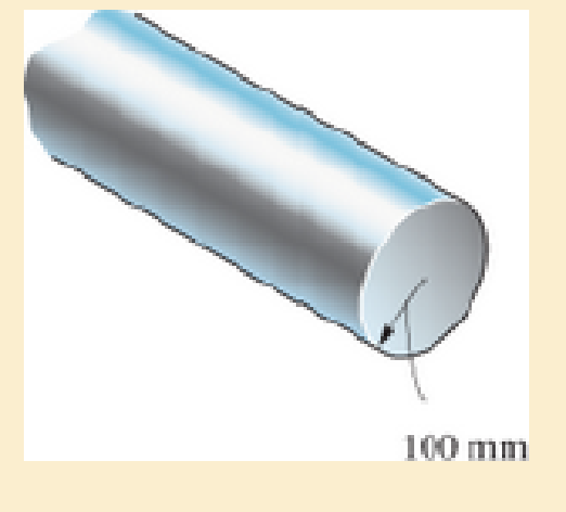 Chapter 6.10, Problem 6.160P, The rod has a circular cross section. If it is made of an elastic perfectly plastic material, 