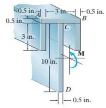 Chapter 11.4, Problem 49P, Determine the maximum tensile and compressive bending stress in the beam if it is subjected to a 