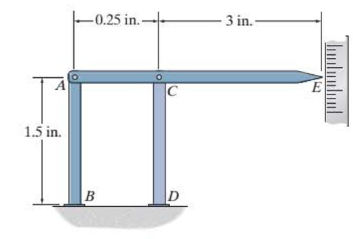 Chapter 9.6, Problem 64P, The device is used to measure a change in temperature. Bars AB and CD are made of A-36 steel and 