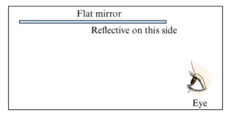 Chapter 10.2, Problem 8P, A convex mirror Is a minor that curves out, so that the normal lines on the reflective side of the , example  2