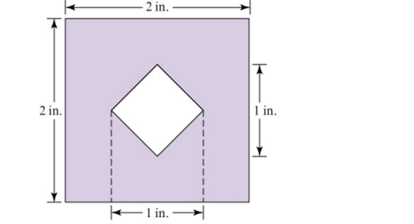 Chapter 12.2, Problem 6P, Use the moving and additivity principles to determine the area, in square inches, of the shaded 