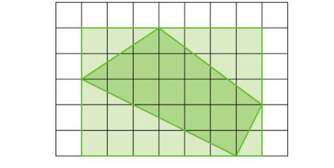 Chapter 12.4, Problem 7P, Determine the areas (in square units) of the 4 lightly shaded triangles in Figure 12.53 The grid 