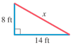 Chapter 9.3, Problem 28E, In Exercises 2730, find the length of side x for each triangle. 