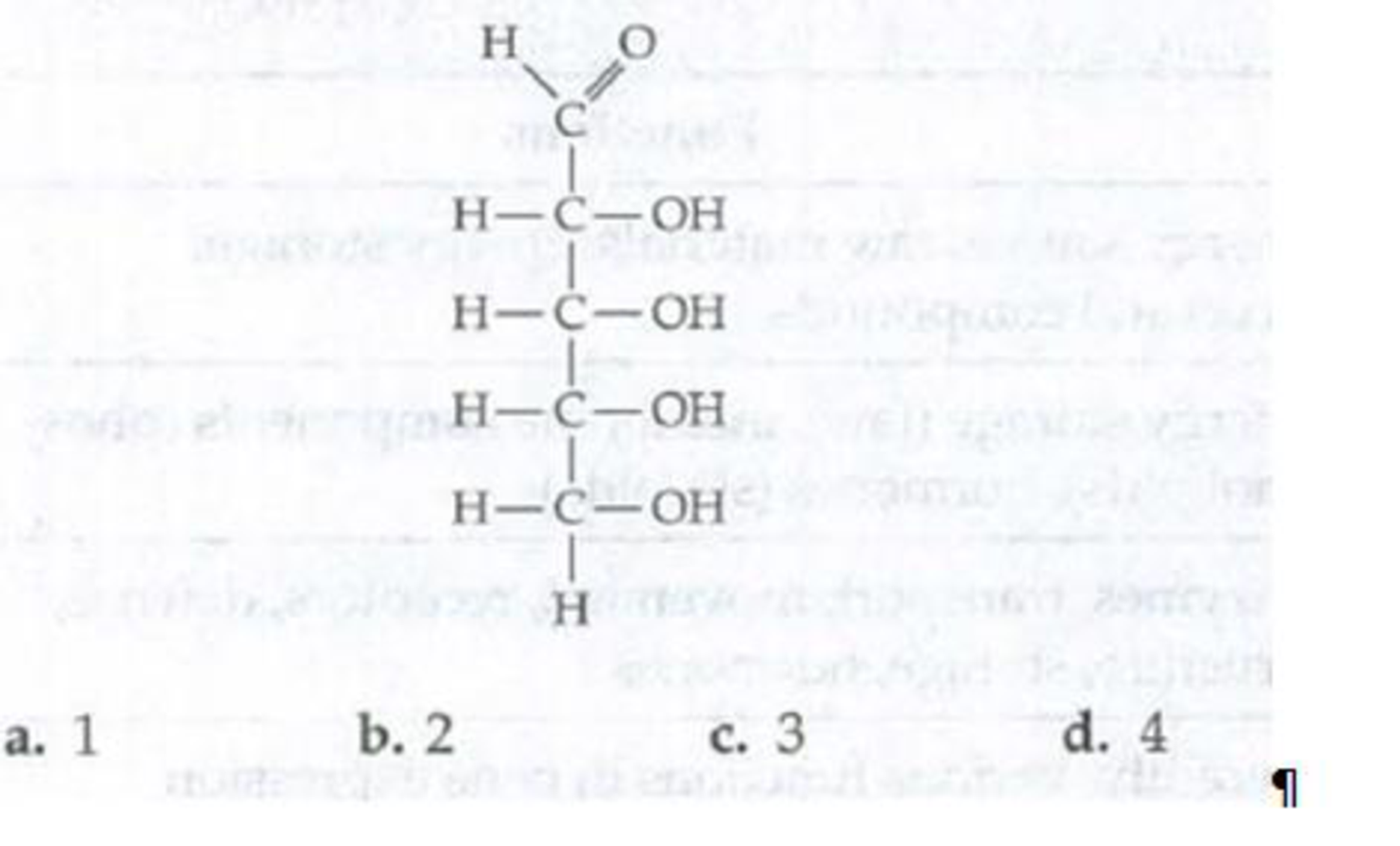 Chapter 4, Problem 10TYK, The following ribose molecule contains how many asymmetric carbons? 