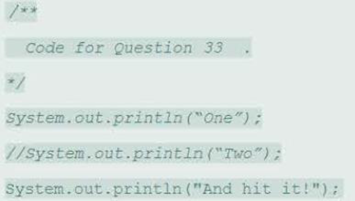 Chapter 2.4, Problem 33STQ, What is the output produced by the following Java code: 