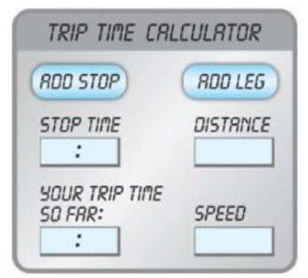 Chapter 9, Problem 11PP, Write an application that implements a trip-time calculator. Define and use a class TripComputer to 