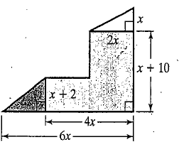 Chapter 1.10, Problem 44PE, In Exercises 43-44, express the area of each figure, A, as a function of one of its dimensions, x. 