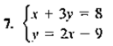 Chapter 5.1, Problem 7PE, In Exercises 5-18, solve each system by the substitution method. 