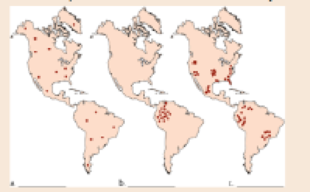 Chapter 14, Problem 1VI, Each map below shows the locations (dots) of cases of a disease that normally occurs in the Western 