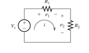 Chapter 1, Problem 1.4PT, The circuit shown in Figure T1.4 has Vs=12V , v2=4V , and R1=4 . Figure T1.4 a. Find the values of: 