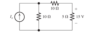 Chapter 1, Problem 1.65P, Determine the value of Ix in the circuit shown in Figure P1.65. Figure P1.65 