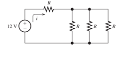 Chapter 2, Problem 2.32P, The 12-V source in Figure P2.32 is delivering 36 mW of power. All four resistors have the same value 