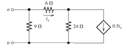 Chapter 2, Problem 2.61P, Find the equivalent resistance looking into terminals for the network shown in Figure P2.61. [Hint: 