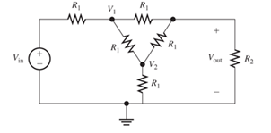 Chapter 2, Problem 2.62P, Figure P2.62 shows an unusual voltage-divider circuit Use node-voltage analysis and the symbolic 