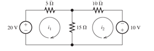 Chapter 2, Problem 2.65P, Solve for the power delivered to the 15-  resistor and for the mesh currents shown in Figure P2.65. 