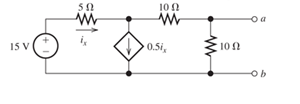 Chapter 2, Problem 2.88P, Find the Thévenin and Norton equivalent circuits for the circuit shown in Figure P2.88. Figure P2.88 