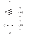 Chapter 3, Problem 3.39P, A 0.1F capacitor has a parasitic series resistance of 10 , as shown in Figure P3.39. Suppose that 