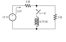 Chapter 4, Problem 4.37P, Determine expressions for and sketch is(t) to scale versus time for 0.2t1.0 s for the circuit of 