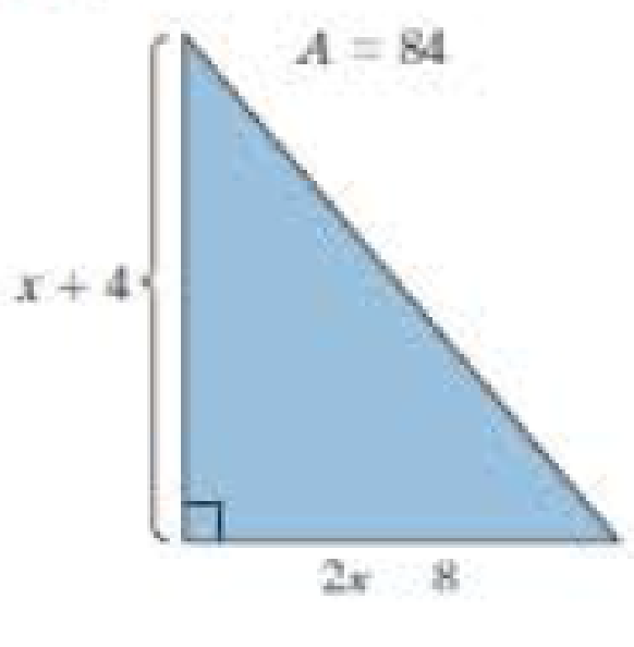 Chapter 6.7, Problem 14E, In Problems 1114, use the given area to find the height and base of the triangle. See Objective 1. 