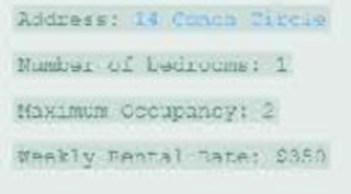 Chapter 15, Problem 28ICA, You are setting up a structure array named client to hold records of houses available for beach , example  5