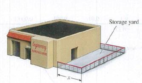 Chapter 4.4, Problem 84E, Construction costs. The management of a manufacturing plant wishes to add a fenced-in rectangular 