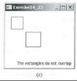 Chapter 14, Problem 14.23PE, (Geometry: two rectangles) Write a program that prompts the user to enter the center coordinates, , example  3