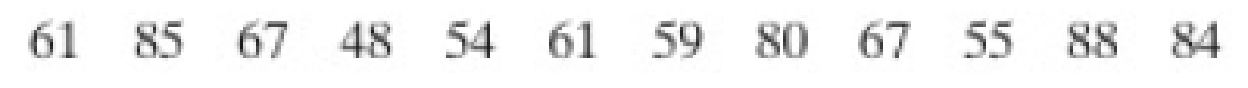 Chapter 2, Problem 6CT, The numbers of minutes it took 12 students in a statistics class to complete the final exam are 