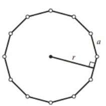 Chapter 6.5, Problem 110AYU, Area of a Dodecagon Part II Refer to the figure for problem 109. The area of a regular dodecagon is 