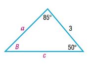 Chapter 7.2, Problem 11AYU, In Problems 9-16, solve each triangle.
   


 