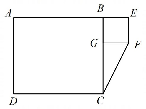 Chapter A.2, Problem 50AYU, Refer to the figure. Square ABCD has an area of 100 square feet; square BEFG has an area of 16 