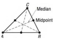 Chapter F.1, Problem 53AYU, 101. The medians of a triangle are the line segments from each vertex to the midpoint of the 