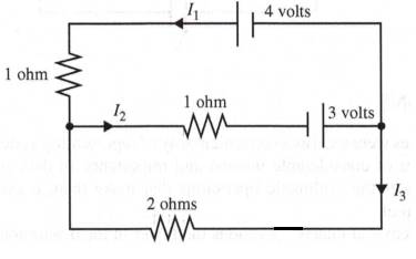 Chapter 1.4, Problem 6E, In Exercises 5-8, determine the currents in the various branches. 