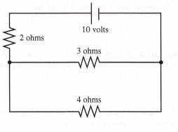 Chapter 1.4, Problem 7E, In Exercises 5-8, determine the currents in the various branches. 