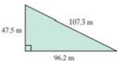 Chapter 5.1, Problem 40E, For this right triangle, find the ratios of shortest side length to longest side length and of 