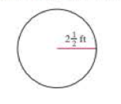 Chapter 9.3, Problem 2DE, Find the length of a diameter. 