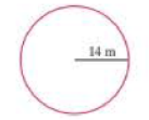 Chapter 9.3, Problem 4DE, Find the circumference of this circle. Use 227 for . 