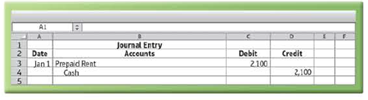 Chapter 3, Problem 3.45Q, On January 1 of the current year. Oliver Company paid 2,100 rent to cover six months (January-June) 