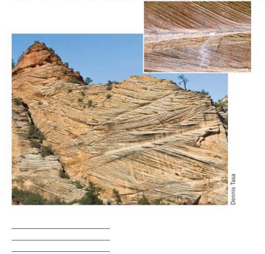 Chapter 2.7, Problem 3A, The rocks in Zion National Park, Utah, consist of layers of well-sorted Quartz sandstone, shown in 