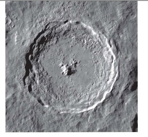 Chapter 21, Problem 7LR, Figure 21.12 is an Image of Tycho Crater, a relatively young crater about 86 kilometers 53 miles 