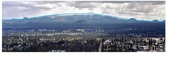 Chapter 5, Problem 15LR, Figure 5.19 shows a profile view of Newberry Volcano as seen from Pilot Butte In Bend, Oregon Based 