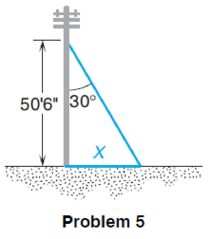 Chapter 10, Problem 5FPS, Electrical Trades A TV technician installs an antenna 50 ft 6 in. tall on a flat roof. Safety 
